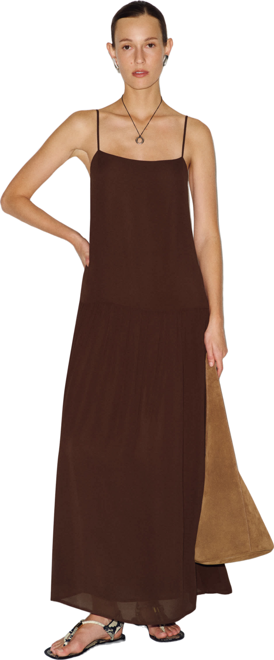 Reformation Alda Dress Brown - Size 4